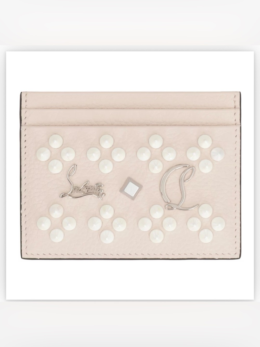 Christian Louboutin Panettone Card Holder - Leche - Louboutin in the Sky